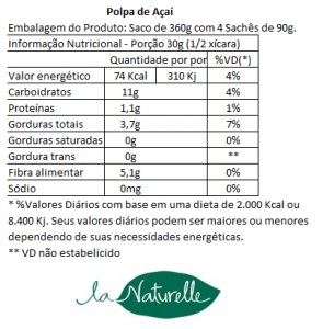 Polpa de Açaí